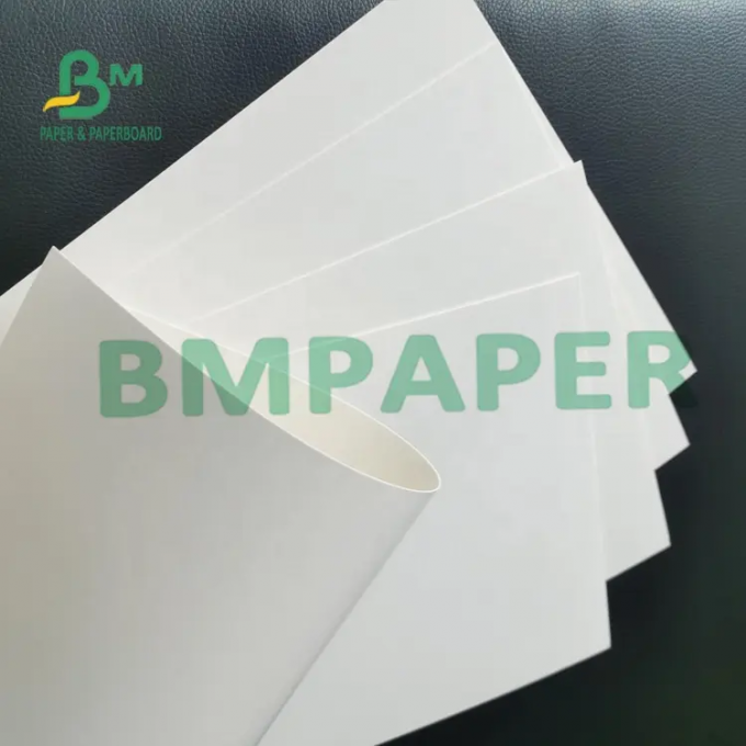255g haut - papier en ivoire enduit simple de bas carton blanc encombrant de gramme pour l'écriture