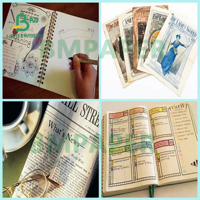 Haut papier de papier journal de douceur de bonne flexibilité pour envelopper des légumes