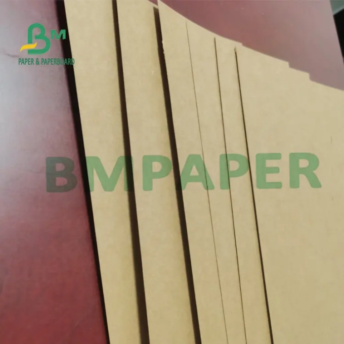 papier d'emballage industriel extensible non blanchi de papier d'emballage de sac à 350g Brown