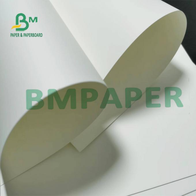 papier imperméable brillant blanc pp d'autocollant synthétique auto-adhésif de 226um