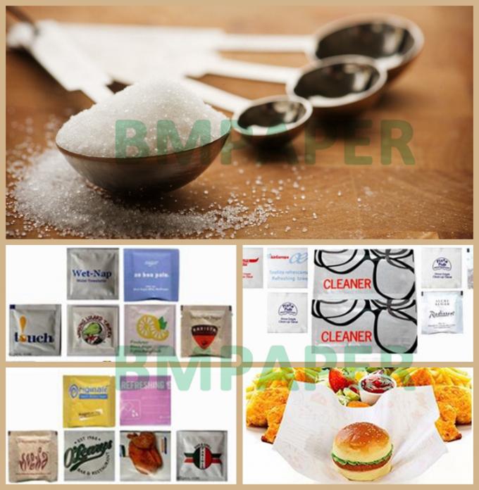 papier de MG emballage de sécurité alimentaire de 30gr 35gr pour la pâte de bois pure des sacs d'épicerie 100%