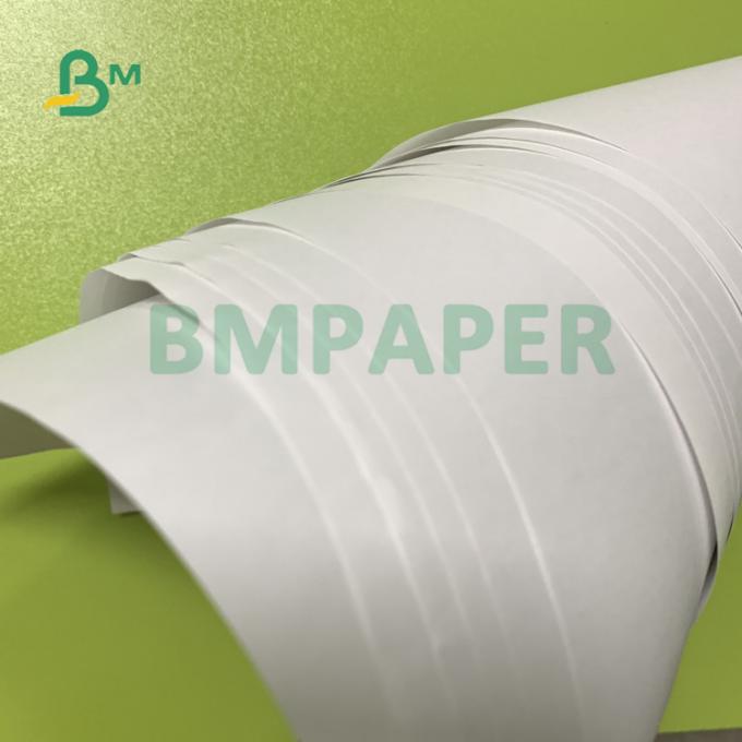 papier thermosensible blanc extérieur lisse Rolls de 77gsm 80sm pour le label de logistique