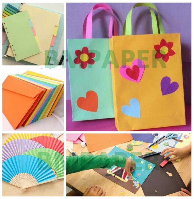 Papier de carte excentré coloré non-enduit pour la carte de voeux 720 x 1020mm