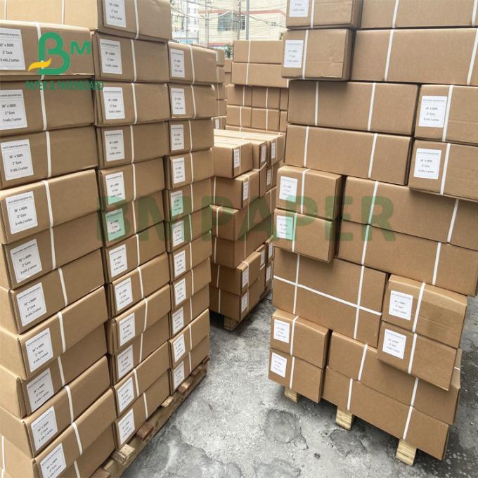 Papier vergé imperméable Rolls de DAO pour la conception assistée par ordinateur 880mm de DAO 1070mm