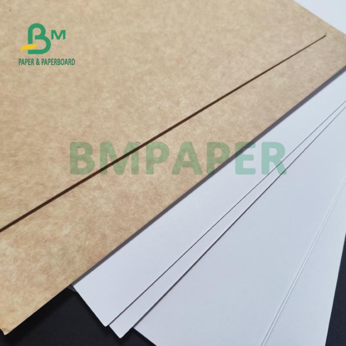le blanc de l'uniforme 325gsm a enduit le papier arrière de Papier d'emballage pour le pain de emballage 70 x 100cm