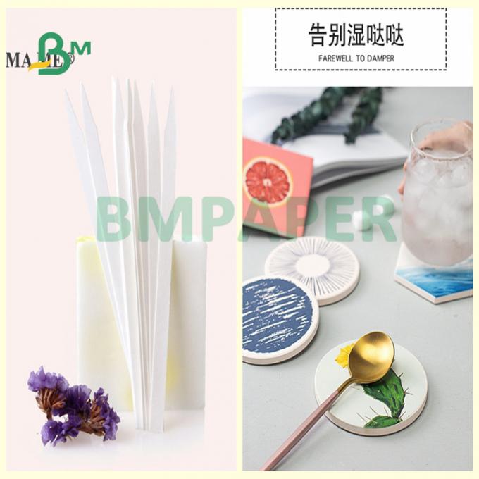 papier de absorption d'humidité non-enduite de 460mm x de 610mm pour des tapis de bière 0.4mm 0.5mm