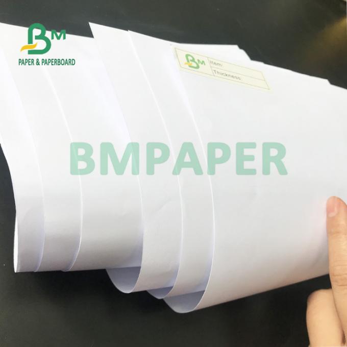 papier blanc superbe de Woodfree de compensation de 140gsm 160gsm bonne planéité de 635mm x de 914mm