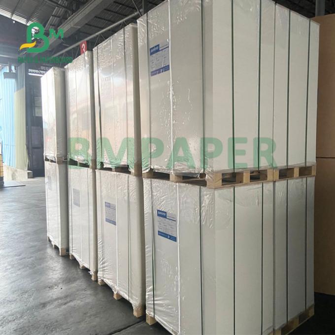 les côtés 390gsm deux blanchissent l'humidité blanche absorbant la pâte de bois de Papel 100%
