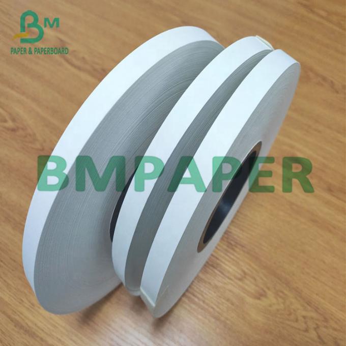 La catégorie comestible blanche imprimée jetable empaquettent 13mm Straw Paper Roll For Drinking