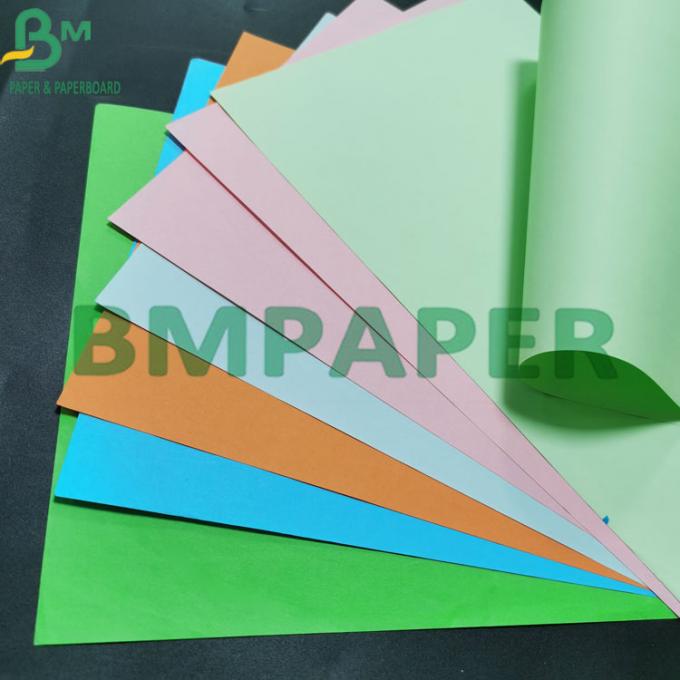 emballage au néon de la meilleure qualité de papier de carte de couleurs de la couleur 80g extérieure douce de Rolls
