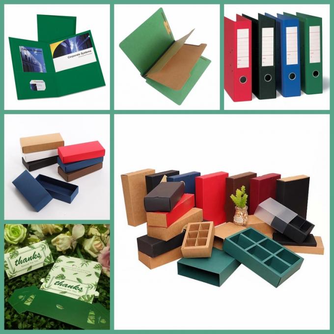 Dessus laqué vert Grey Back Paper Board du carton 1.2mm de dossiers