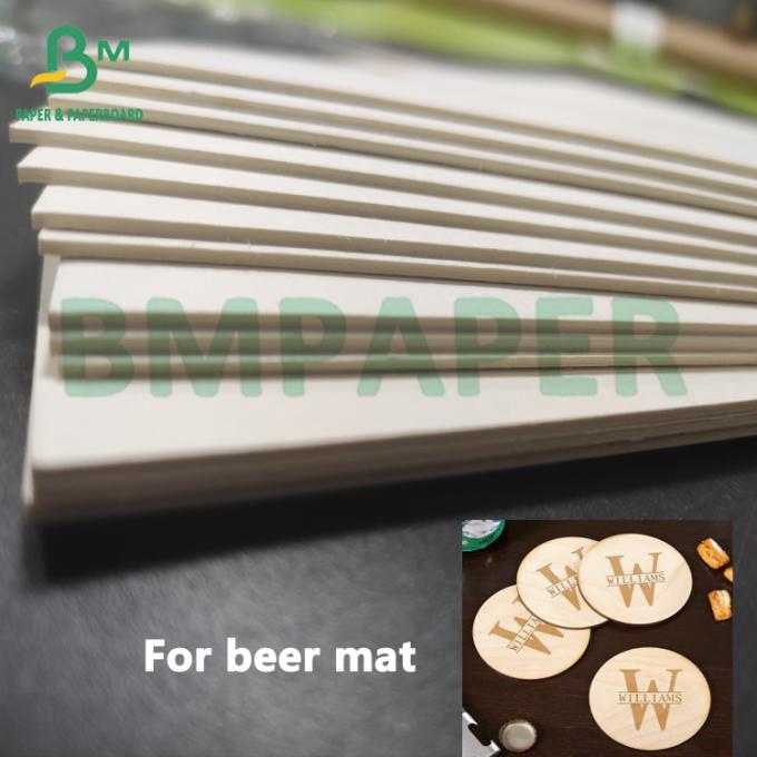 Haute bière blanche naturelle Mat Board du panneau de pâte de bois d'absorptivité 600um
