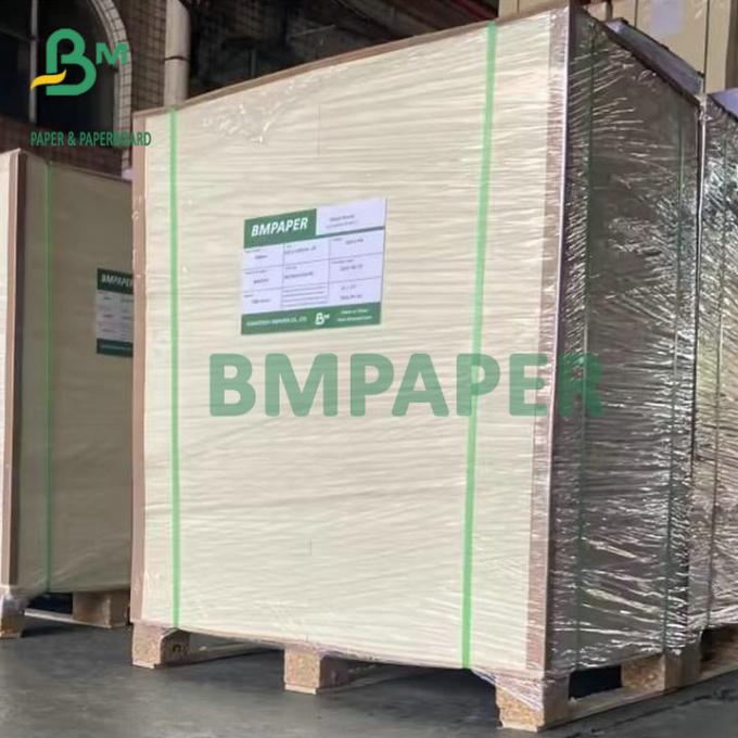 Papier absorbant blanc non-enduit du panneau 600um 800um de caboteur pour des tapis de bière