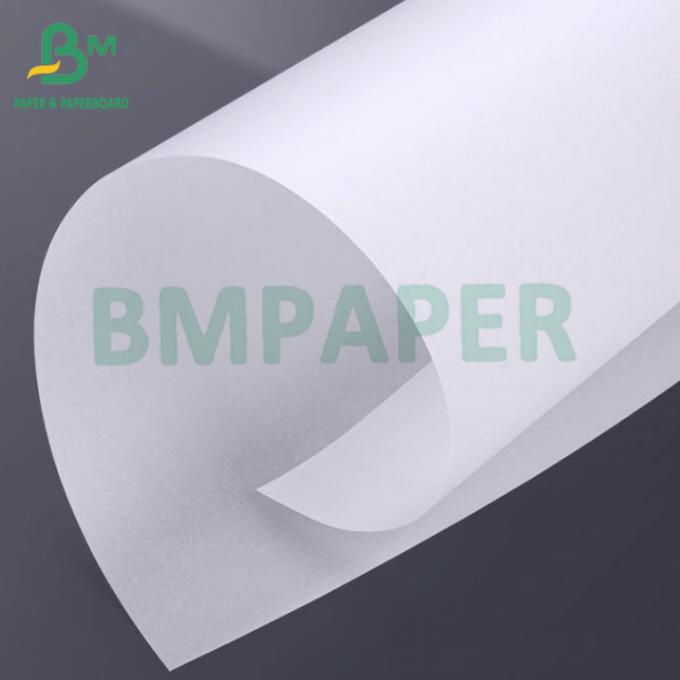 Petit pain de papier 20 de découverte dans X 55 yards traçant le papier translucide blanc de papier de modèle