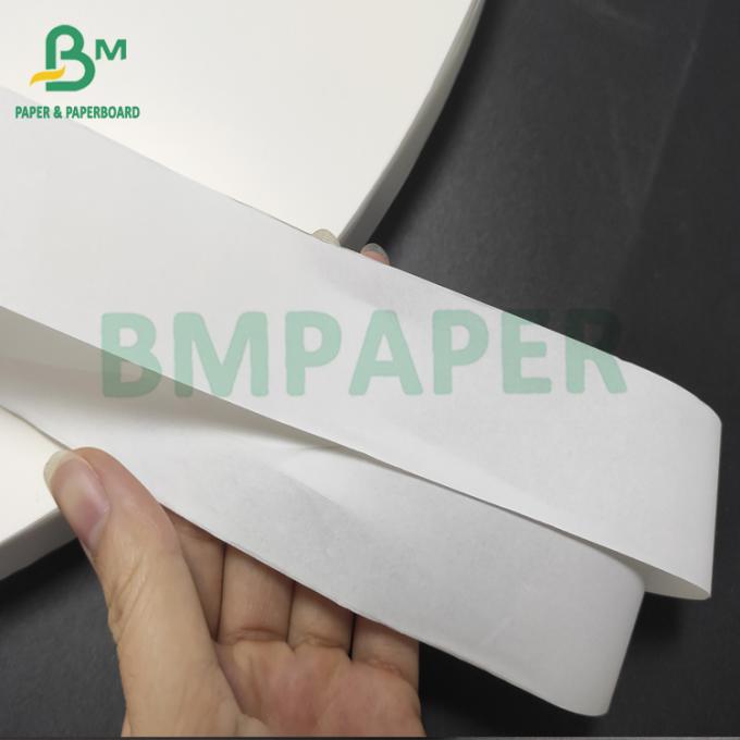 Nourriture 24gsm sûr Straw Wrap Paper White Color 27mm x 6000 mètres de Rolls