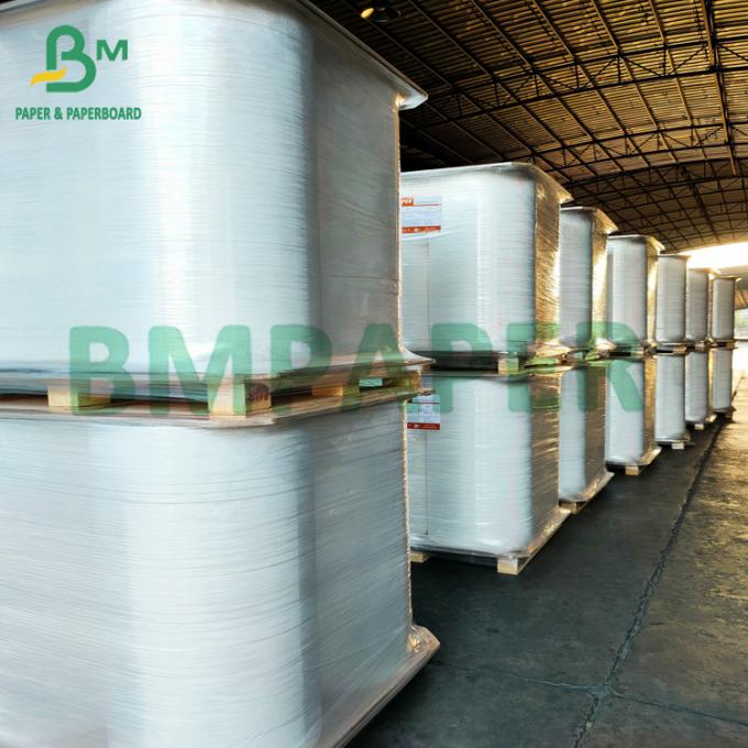 Nourriture 24gsm sûr Straw Wrap Paper White Color 27mm x 6000 mètres de Rolls