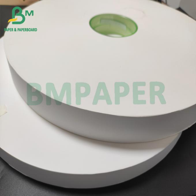 Nourriture 24gsm sûr Straw Wrap Paper White Color 27mm x 6000 mètres de Rolls