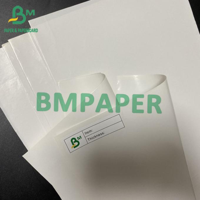 papier pour étiquettes blanc de bière de 65gsm 70gsm 75gsm pour l'impression offset 49cm 68cm 75cm