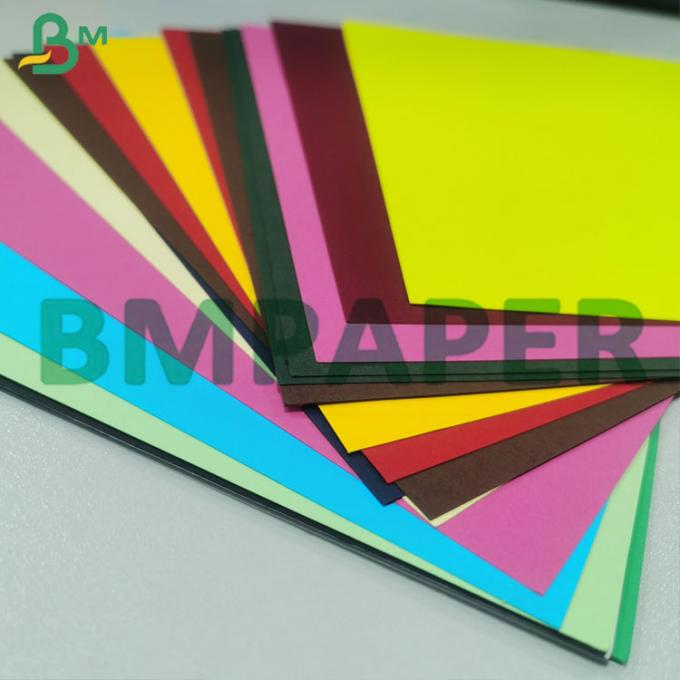 diverses couleurs Bristol Paper Wrapping Kraft Paper coloré disponible de 110g 180g (5)