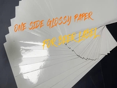 Papier à étiquette de vin 80 grammes blanc avec imprimable imperméable