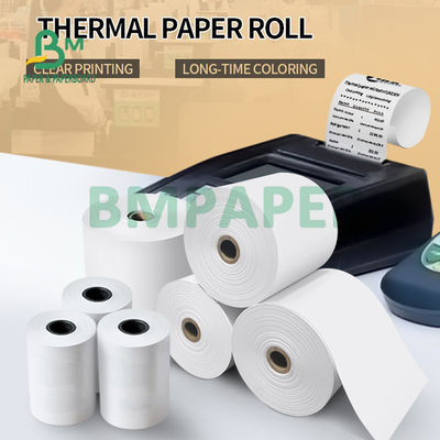 BPA libèrent le petit pain de papier d'imprimante thermique de 65gsm pour le reçu de caissier 80mm 57mm