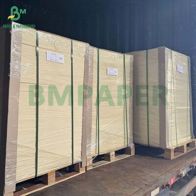 455 mm x 650 mm planche de sous-sol non recouverte 390GSM Blanc naturel pour tapis de bière