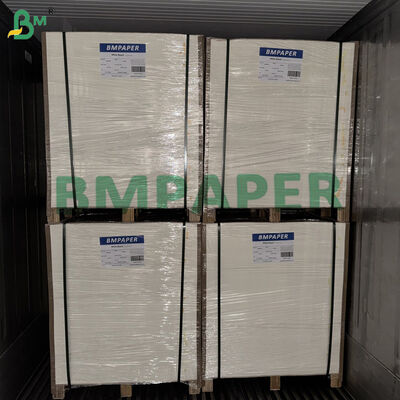 300 gm + 15 g de papier de boîte de déjeuner en PE recouvert de papier blanc pour l'emballage de la restauration rapide 400 x 500 mm