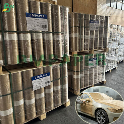 Papier de masquage Kraft 50 g/m² pour peinture automobile, imperméable, 60 cm x 50 m