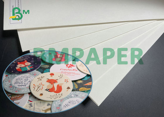Le bois naturel pâte le papier non-enduit 0.7MM de caboteur 1MM pour la bière Mat Pads