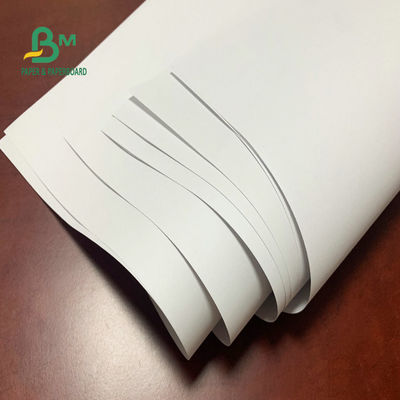 L'éclat blanc extérieur doux de petit pain de papier vergé a compensé 60g non-enduit 80g pour le bloc-notes
