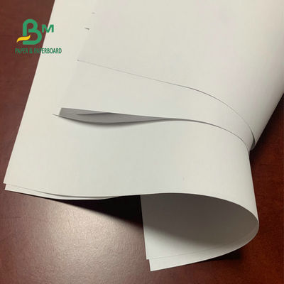 L'éclat blanc extérieur doux de petit pain de papier vergé a compensé 60g non-enduit 80g pour le bloc-notes
