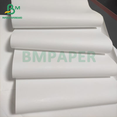 la Vierge blanche de petit pain du papier 48gsm thermosensible réduisent en pulpe le matériel pour la machine de position de reçu