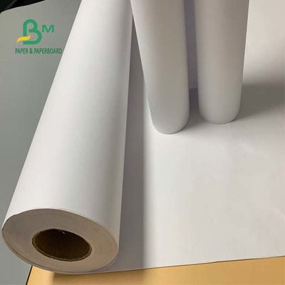 92 éclat 24" petit pain blanc non-enduit de papier vergé du DAO 20lb de x 300ft