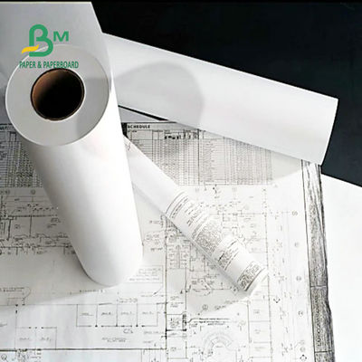 Papier à dessin non-enduit de Rolls 20# de lien de DAO de format large 24" x 150'