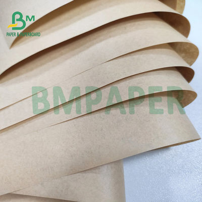 La Vierge réduisent en pulpe le papier d'emballage Rolls 1250mm 50gsm 70gsm de Brown Papier d'emballage