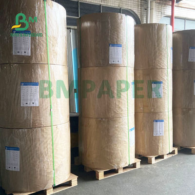 papier d'emballage de sac extensible à 80gsm 90gsm pour dureté des sacs 100cm de ciment la bonne