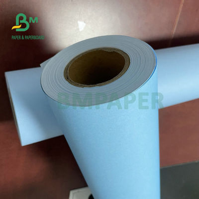 papier vergé bleu 20LB de DAO de côtés de la largeur 2 de 24inch 36inch pour la conception technique