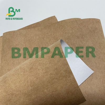 Résistance de larme de Tote Bag Washable Kraft Paper avec une couleur blanche latérale