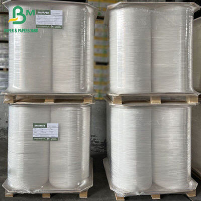 Le papier d'emballage de nourriture de catégorie comestible, PE de 40g+ 10g a enduit le papier d'emballage blanc pour l'emballage