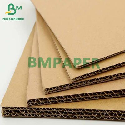 le carton 5ply ondulé de tuyautage couvre le double mur 4.5mm profondément
