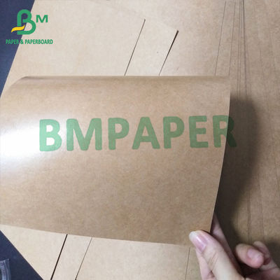Papier couché par PE simple d'actions de tasse, catégorie comestible de papier de Brown emballage 70g + de PE 15g