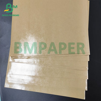 Papier couché par PE simple d'actions de tasse, catégorie comestible de papier de Brown emballage 70g + de PE 15g