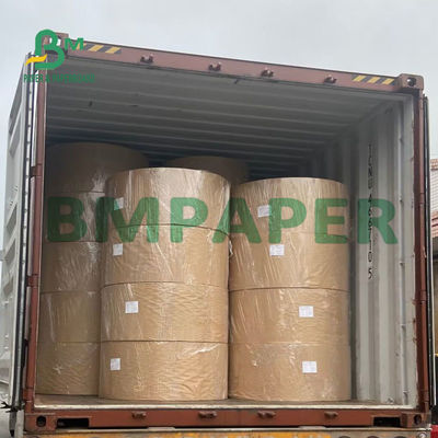 Petit pain de papier d'emballage de Brown Papier d'emballage de catégorie comestible revêtement du PE 300g + 15g pour l'emballage
