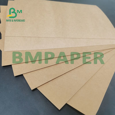 Petit pain de papier d'emballage de Brown Papier d'emballage de catégorie comestible revêtement du PE 300g + 15g pour l'emballage
