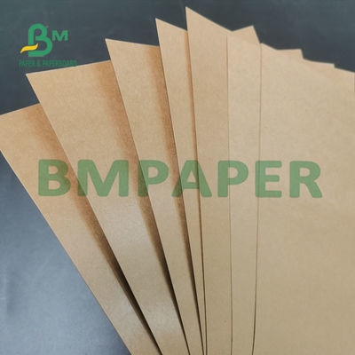 Petit pain de papier d'emballage de Brown Papier d'emballage de catégorie comestible revêtement du PE 300g + 15g pour l'emballage