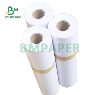 Large format 80 grammes 20 lb rouleau de papier Cad Plotter 18'' 24' 36' X 500ft Pour le dessin d'ingénierie architecturale