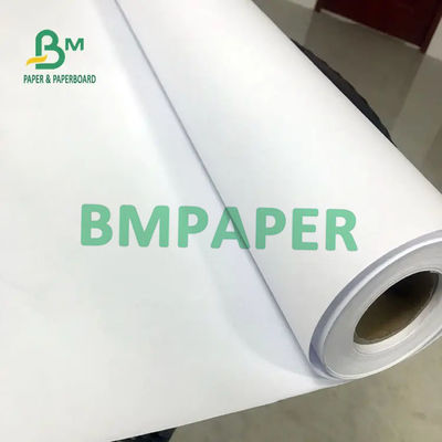 Papier à dessin blanc de DAO de petit pain du papier 20LB vergé avec 24&quot; 30&quot; 36&quot; × 50 Yds