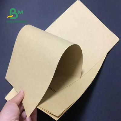 Le panneau de revêtement d'Oilproof Brown Papier d'emballage, PE a enduit le papier Rolls pour l'emballage de nourriture 70gsm 80gsm 90gsm
