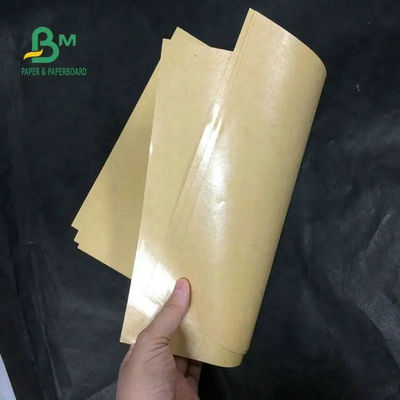 Le panneau de revêtement d'Oilproof Brown Papier d'emballage, PE a enduit le papier Rolls pour l'emballage de nourriture 70gsm 80gsm 90gsm