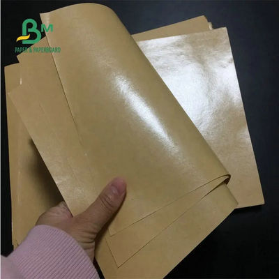 Le panneau de revêtement d'Oilproof Brown Papier d'emballage, PE a enduit le papier Rolls pour l'emballage de nourriture 70gsm 80gsm 90gsm